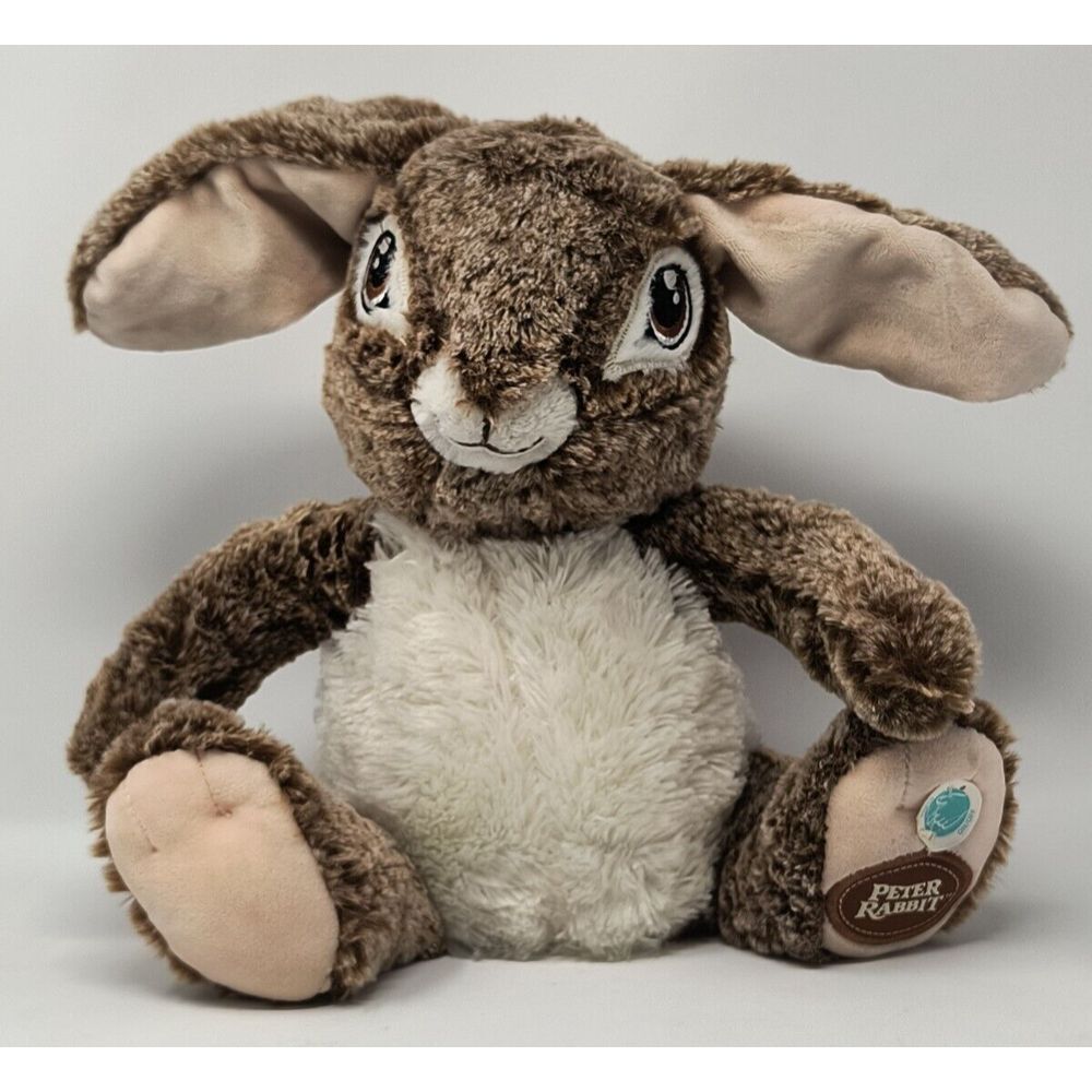 Singing Peter Rabbit Plush Stuffed Animal 11" Dan Dee Collectors Choice EUC
